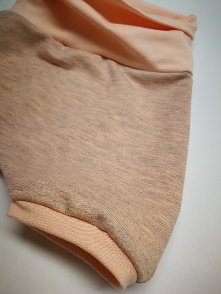 Kratke baggy hlače MelanžPupi N9 (56-104)