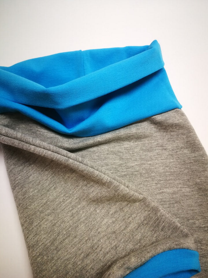 Kratke baggy hlače Sive&Modre N9 (56-104)